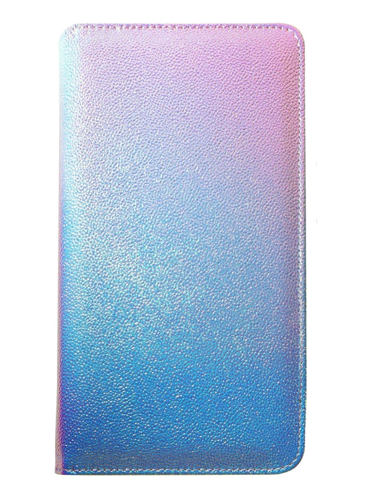 5x9" Iridescent Server Book with Zipper&Magnetic(B)