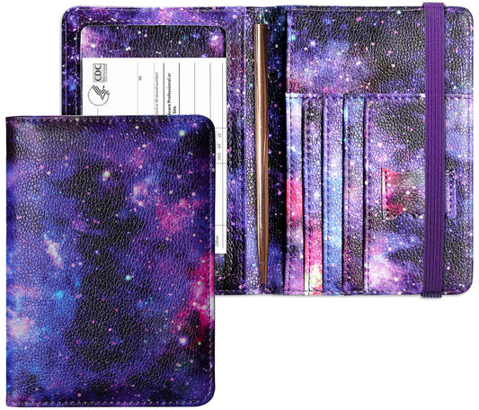 Starry Passport Case Holder Wallet