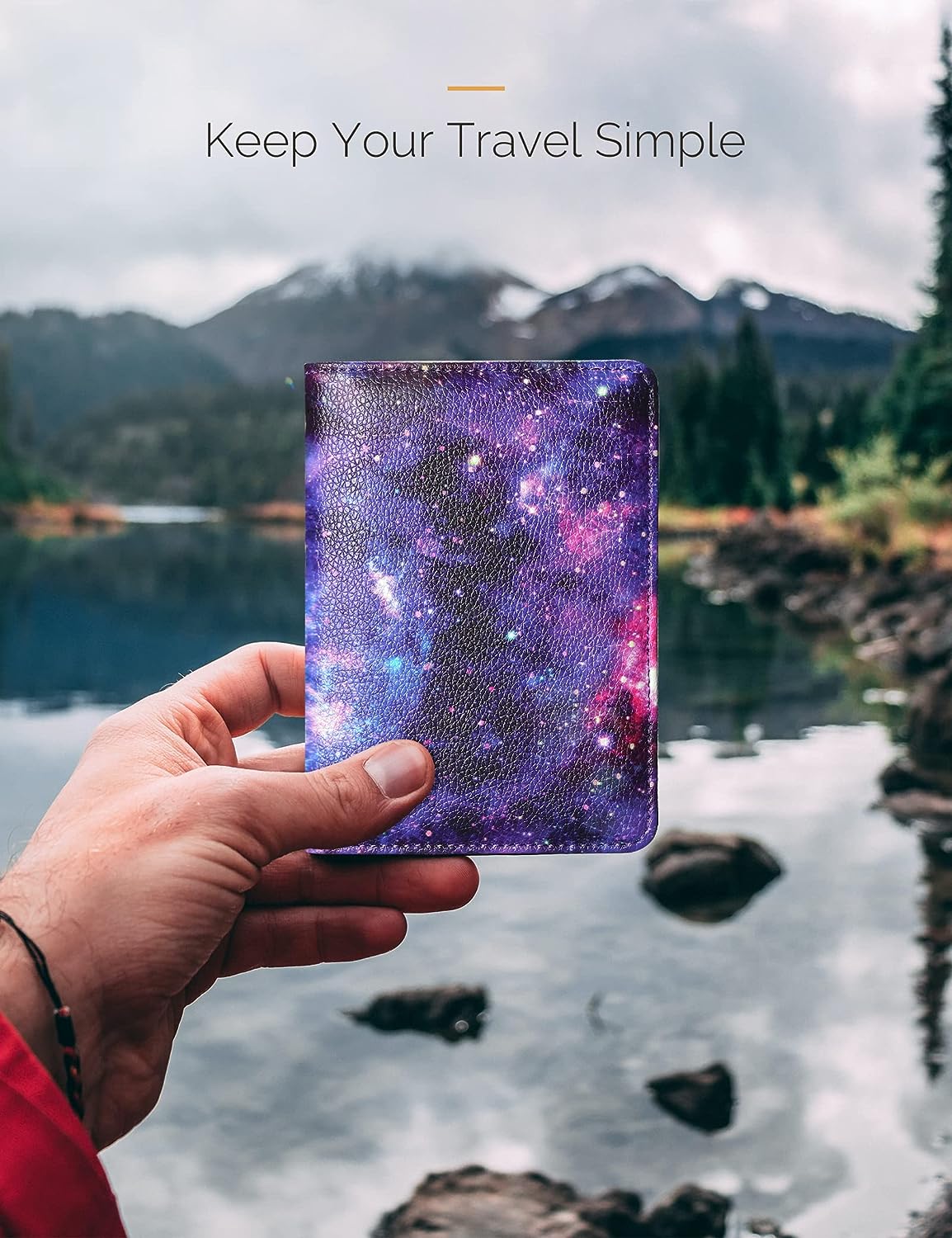 Starry Passport Case Holder Wallet