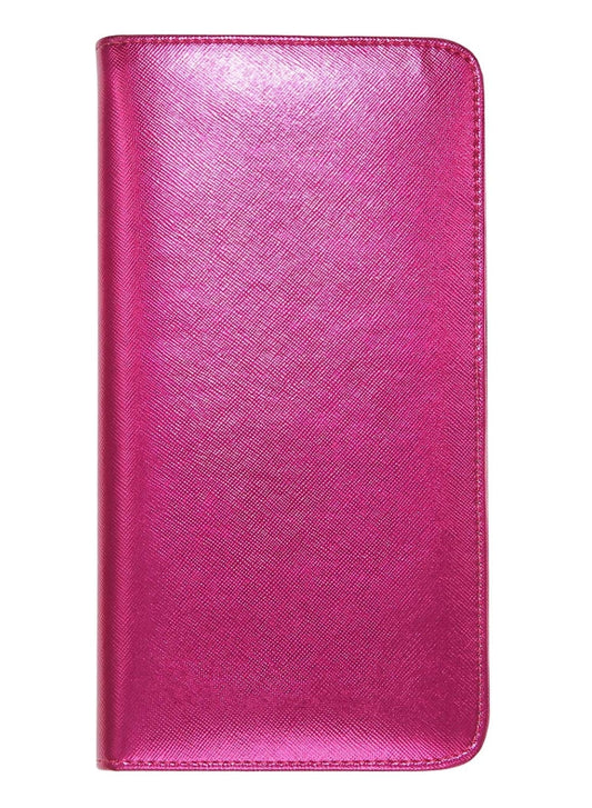 4.7x9" Hot Pink Server Book with Zipper&Magnetic