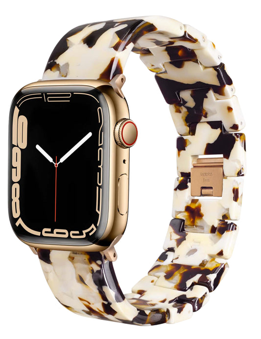 Art Nougat Resin Apple Watch Band (Buckle)