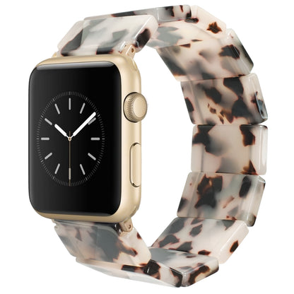 Ivory Tortoise Resin Apple Watch Band (Elastic)