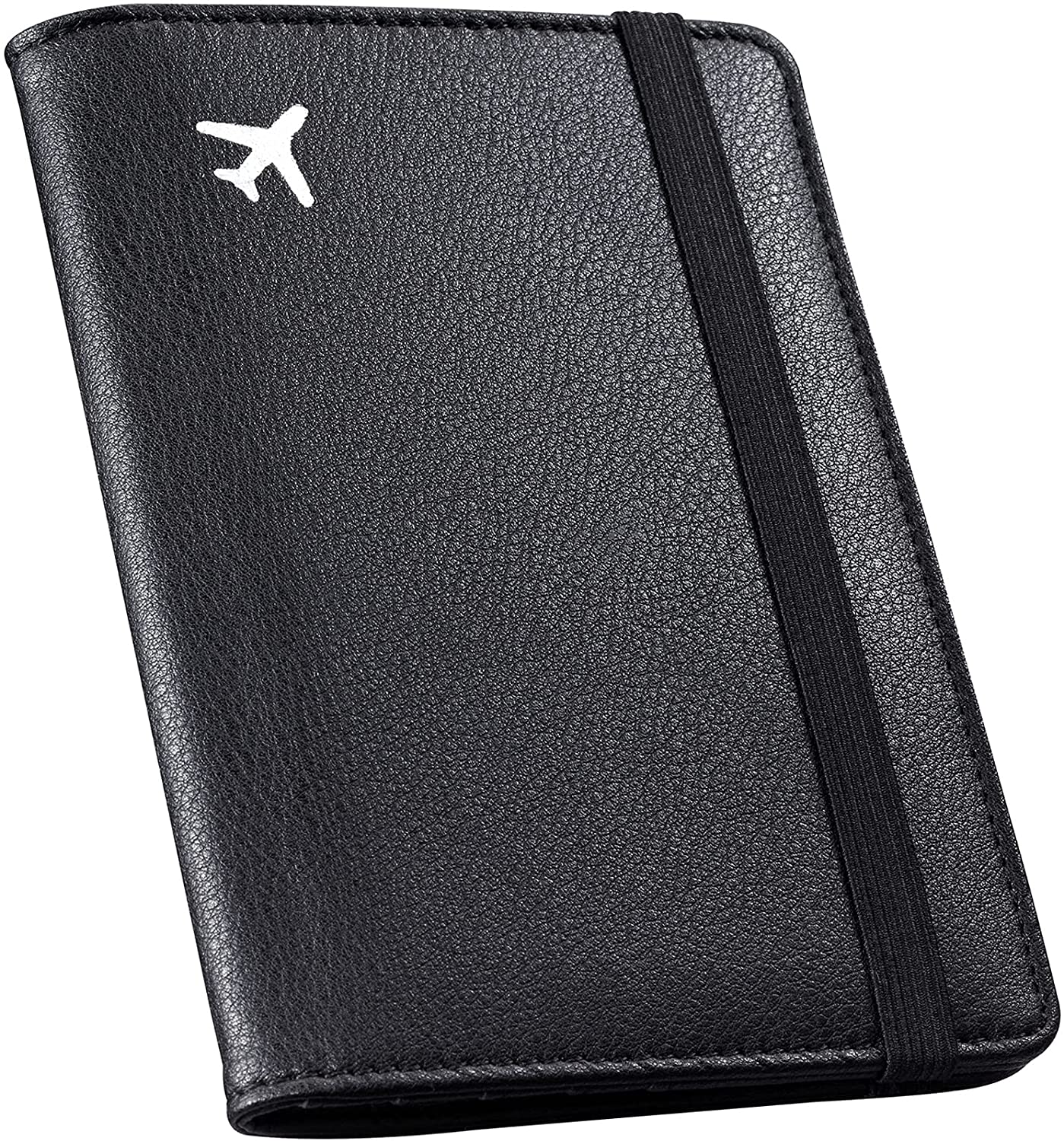 Black Passport Case Holder Wallet