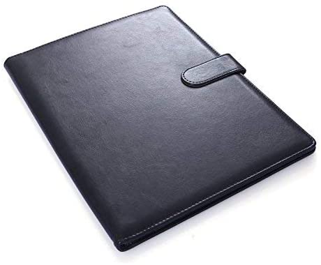 A4 Portfolio Folder with Pocket 9.84"×12.6"(Black)