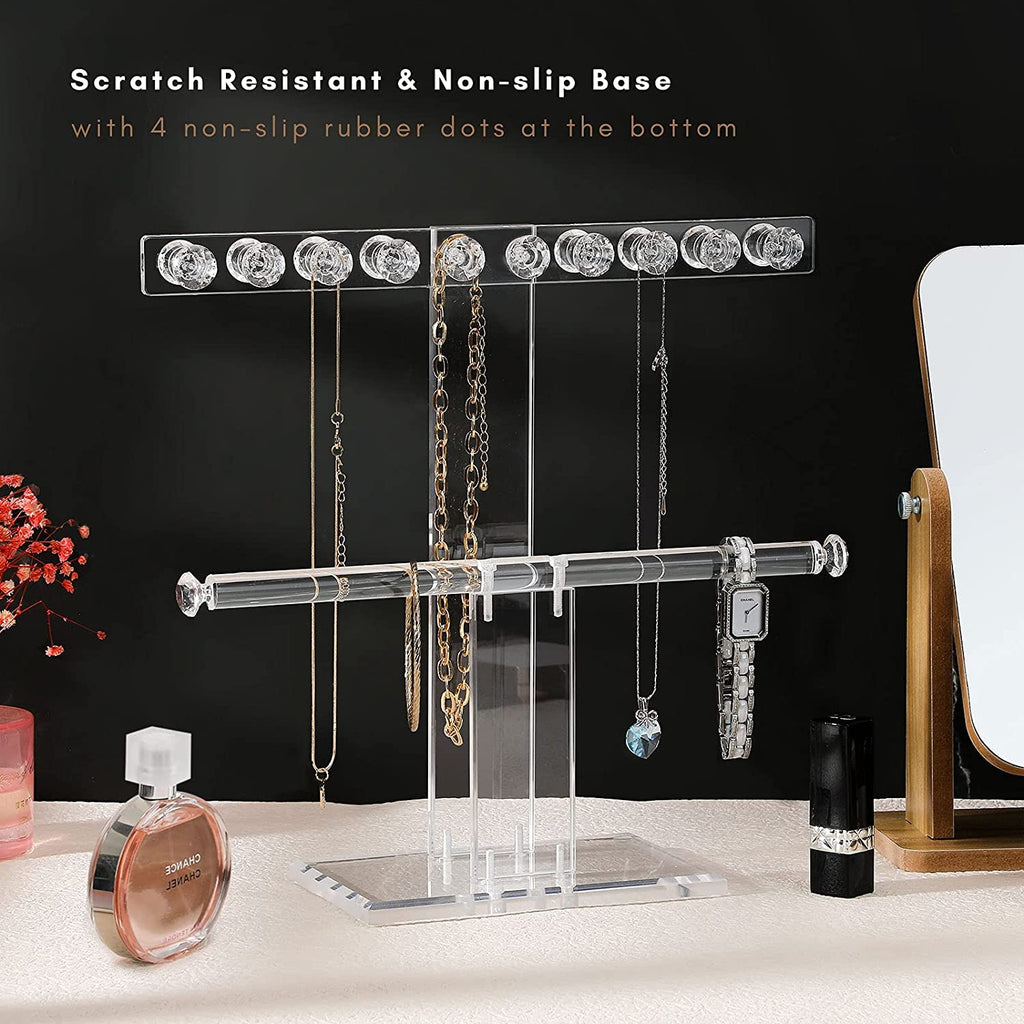 Personalized Acrylic Jewelry Organizer Stand – A Wink and A Nod